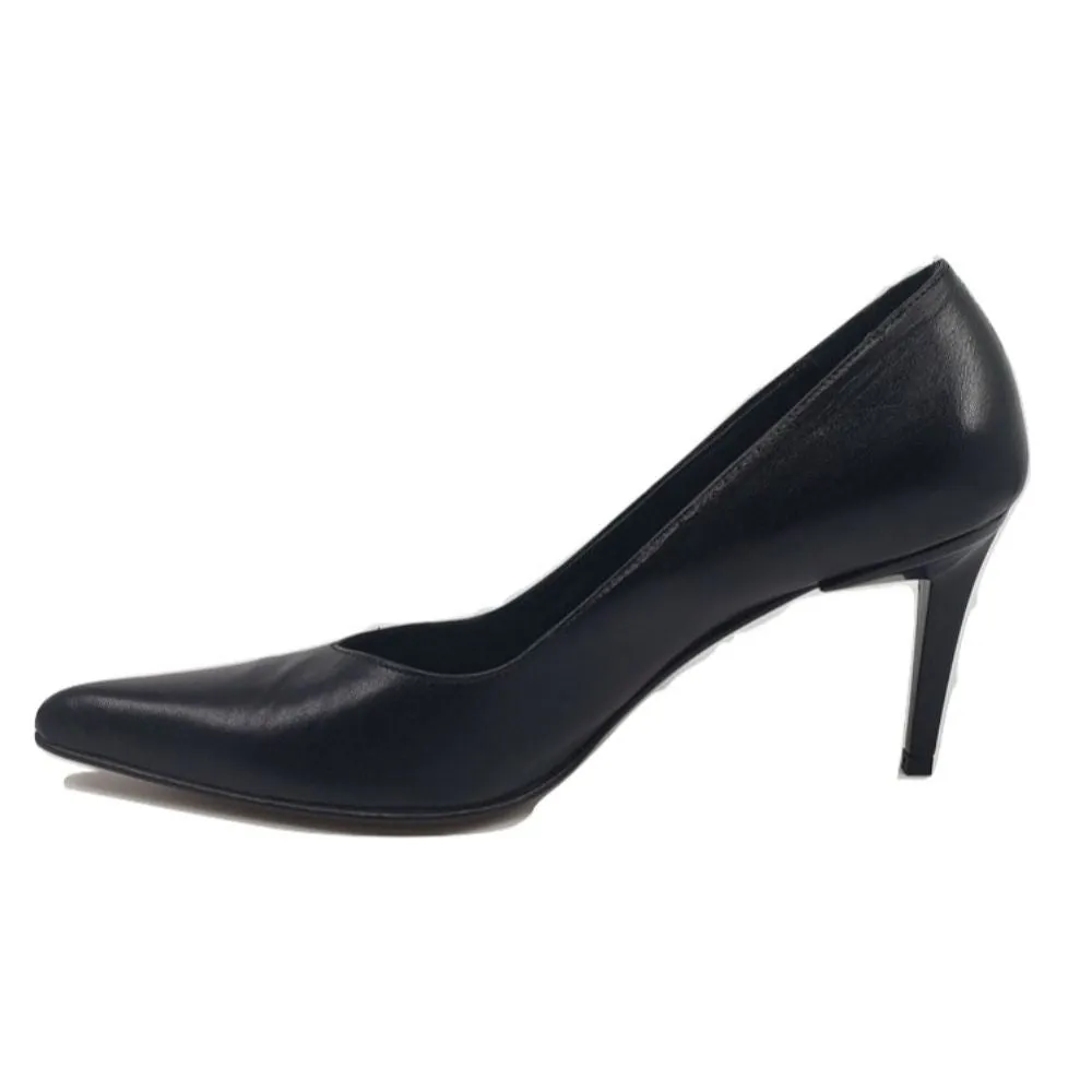 1001 Black Leather Versani Pumps