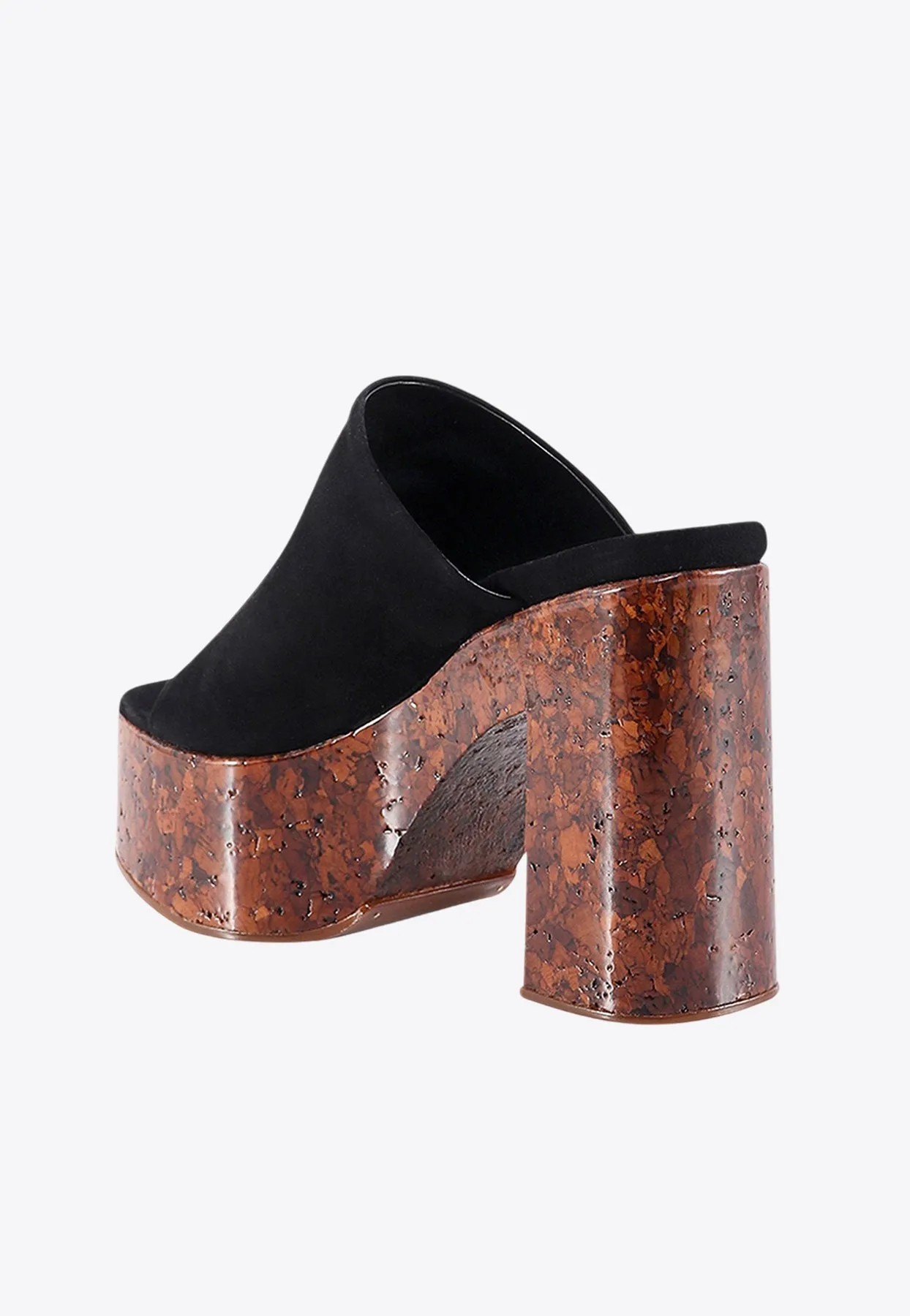 130 Suede Platform Sandals