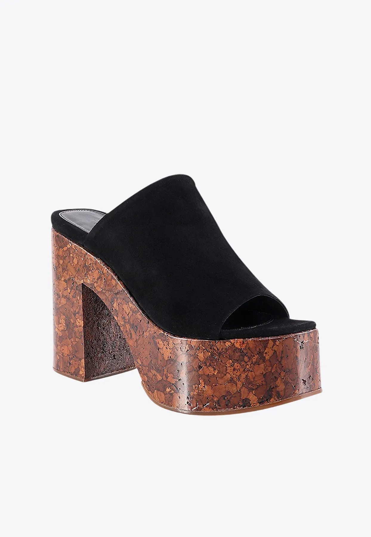130 Suede Platform Sandals