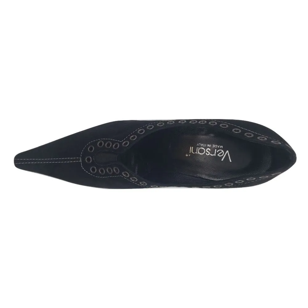 835 Camosci Nero Suede Versani Pumps
