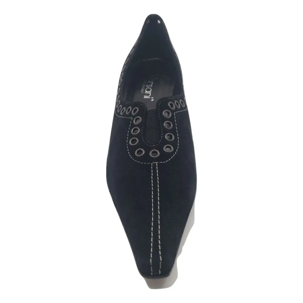 835 Camosci Nero Suede Versani Pumps