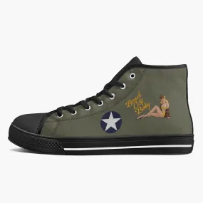 C-53 "Beach City Baby" High Top Canvas Shoes