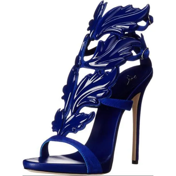 GIUSEPPE ZANOTTI Coline Cruel Wing High Heel Sandals, Setter Blue
