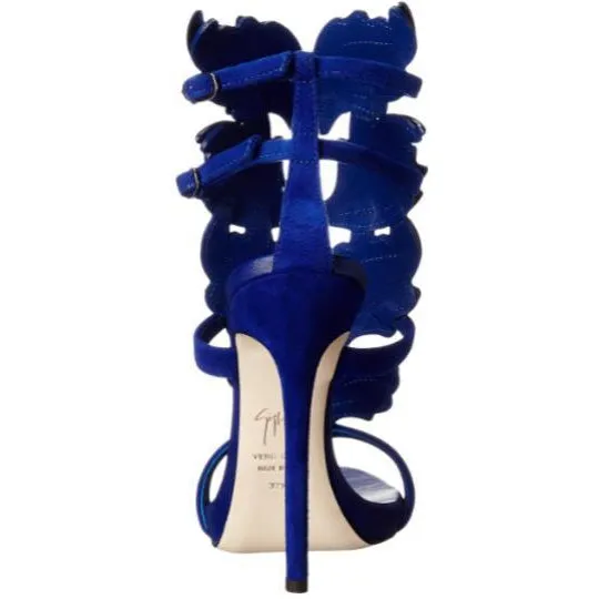 GIUSEPPE ZANOTTI Coline Cruel Wing High Heel Sandals, Setter Blue