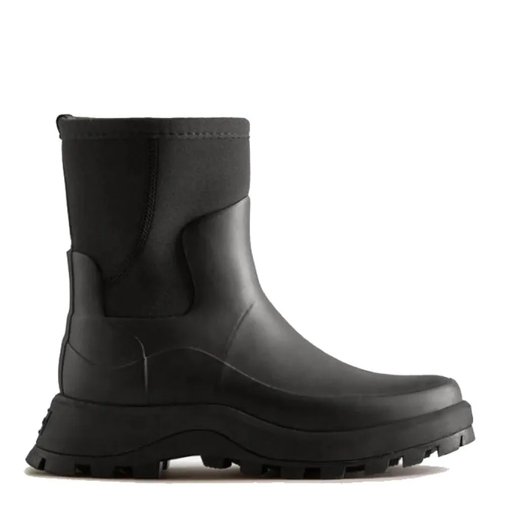 Hunter Women's City Explorer Short Boot in Black