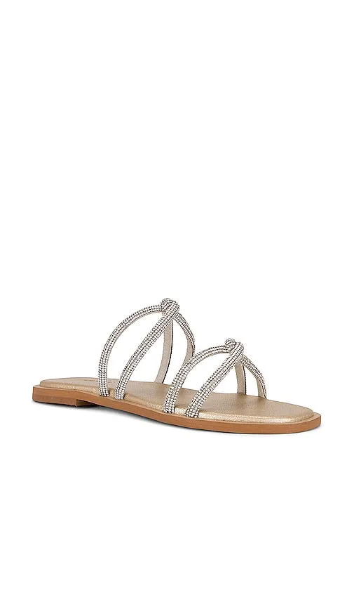 Kaanas Princie Sandal in Metallic Gold