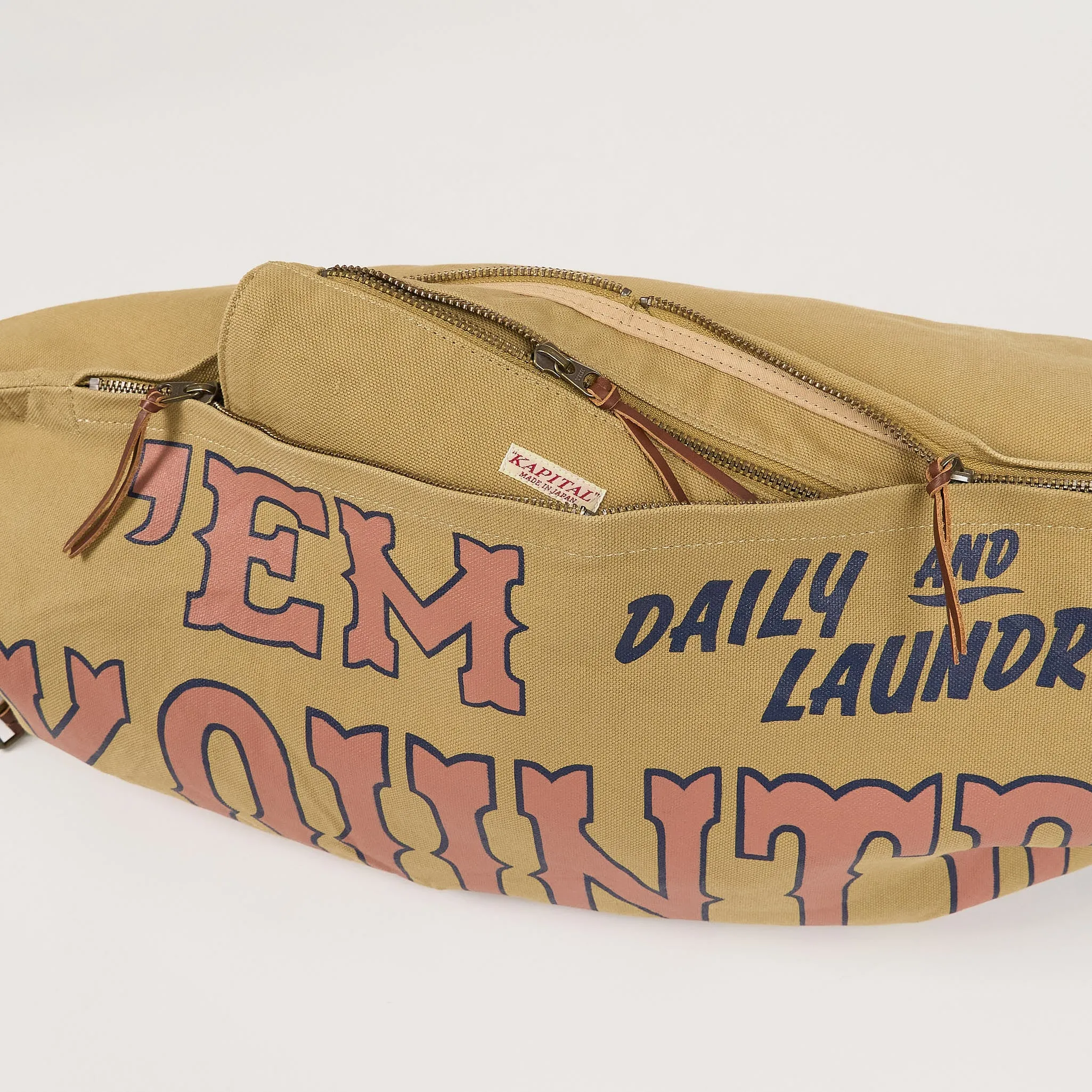 Kapital Kountry Canvas Leather Daily Waist Crossbag
