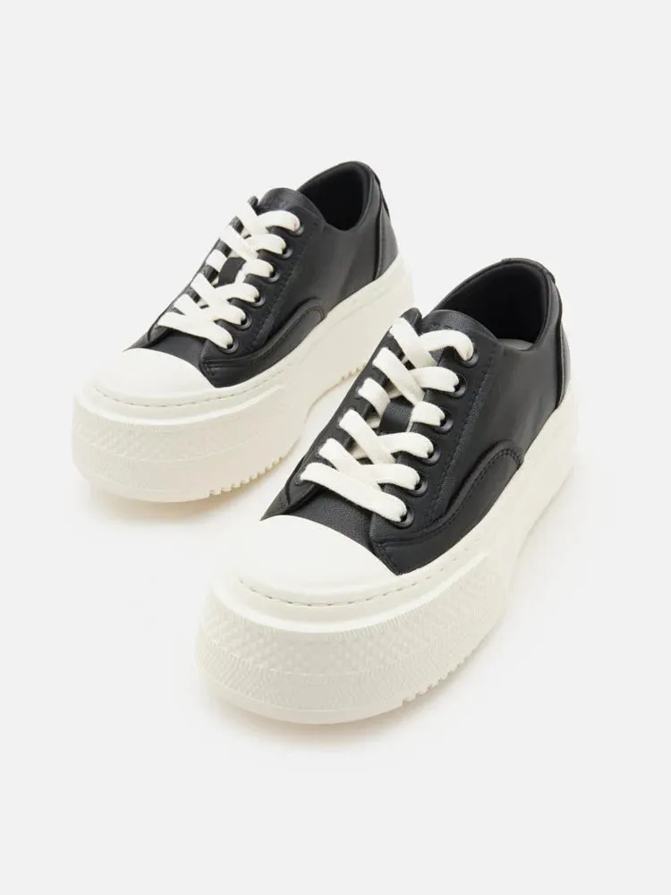 Lyra Platform Leather Sneakers