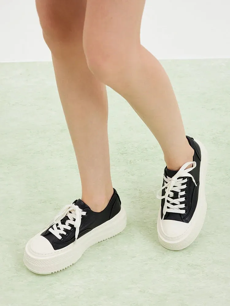 Lyra Platform Leather Sneakers