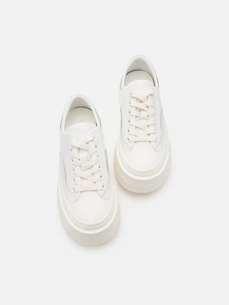 Lyra Platform Leather Sneakers