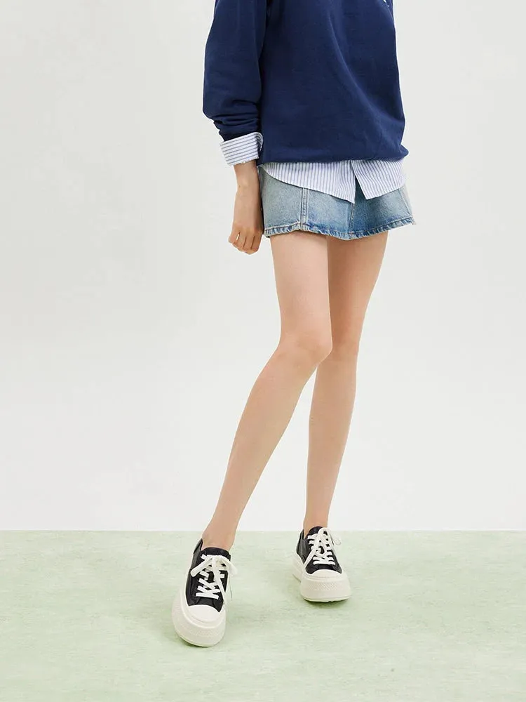 Lyra Platform Leather Sneakers