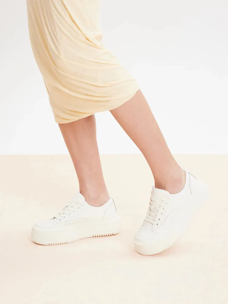 Lyra Platform Leather Sneakers