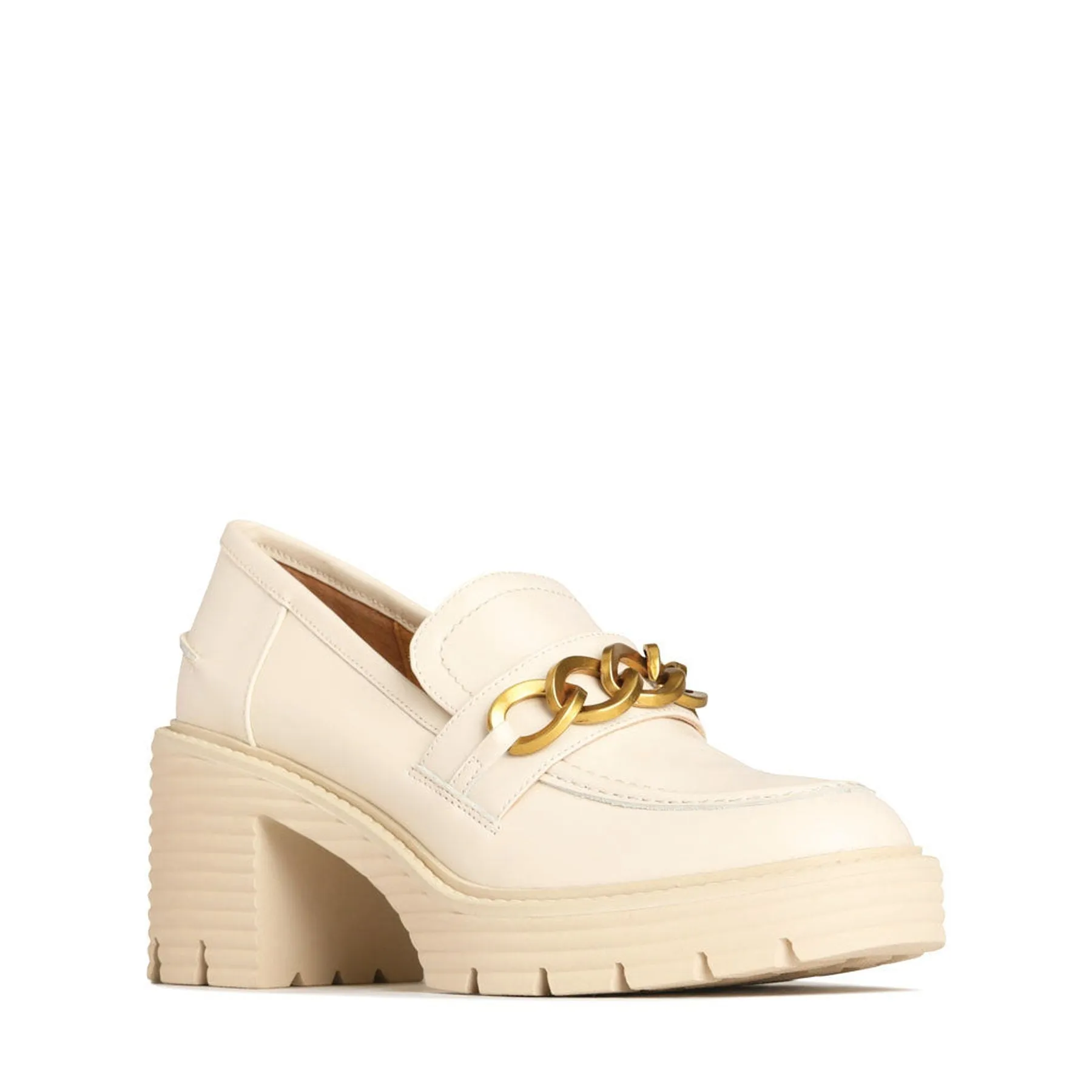 MALI BLOCKED HEEL LOAFERS