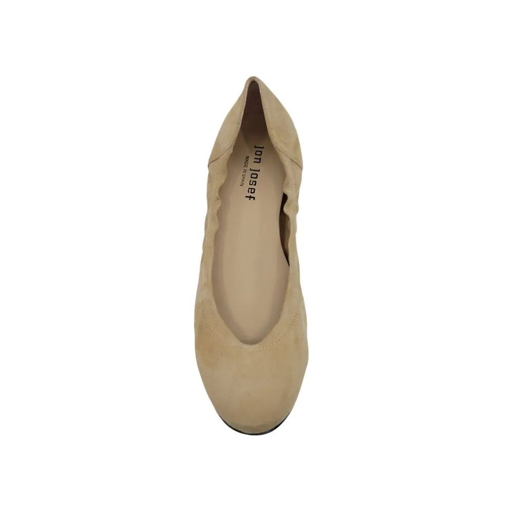 Maya Camel Suede Jon Josef Ballet Flats