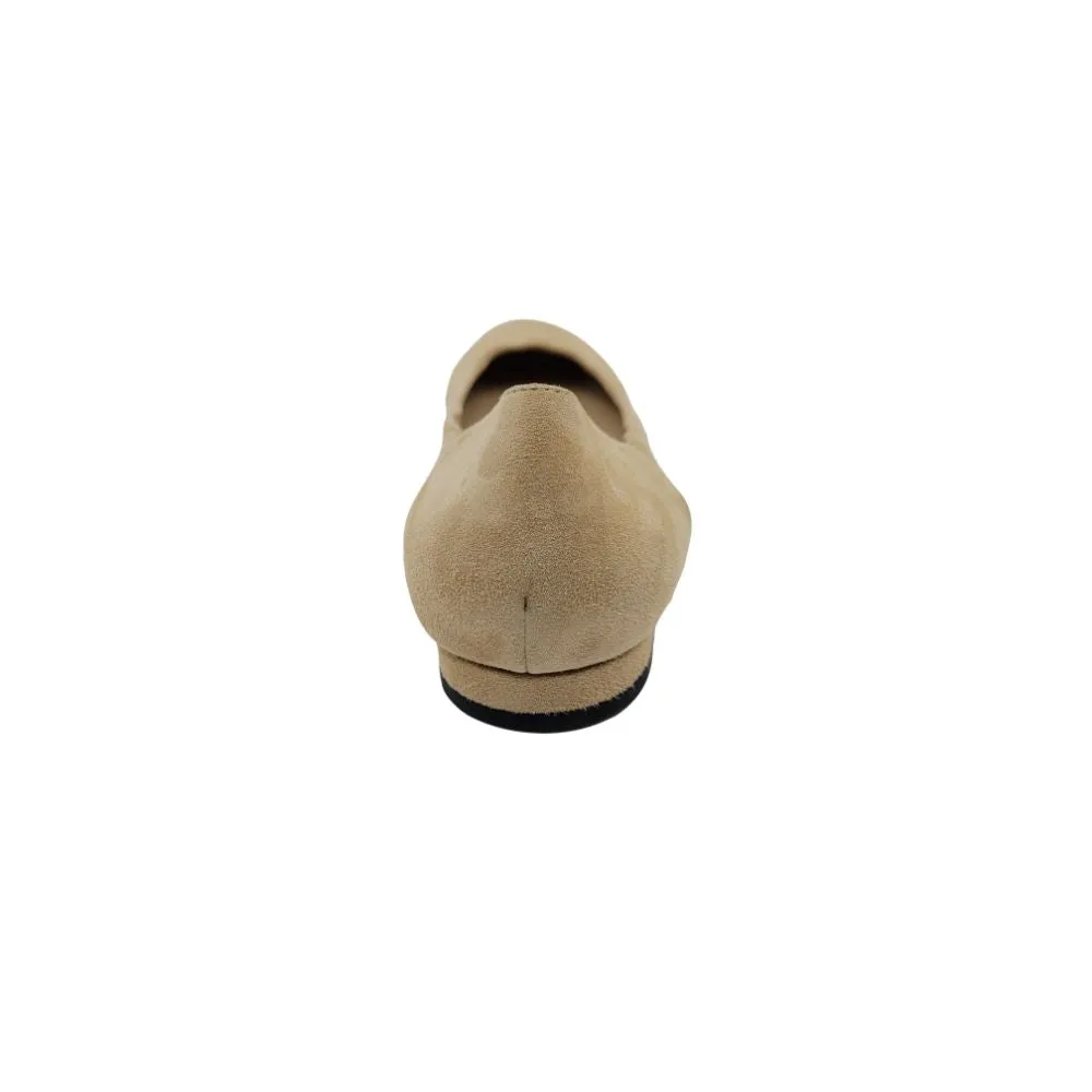 Maya Camel Suede Jon Josef Ballet Flats