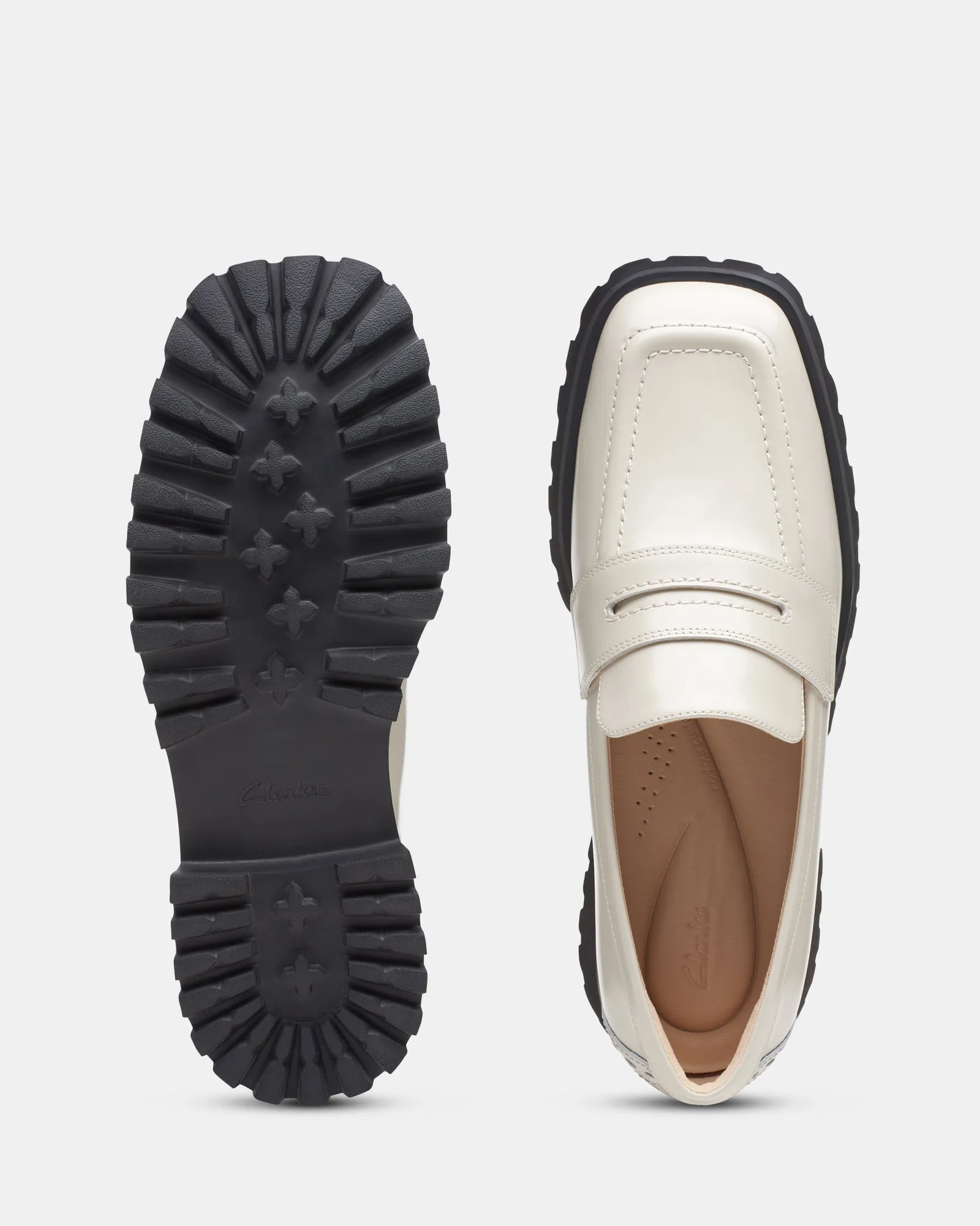 Stayso Edge Ivory Leather