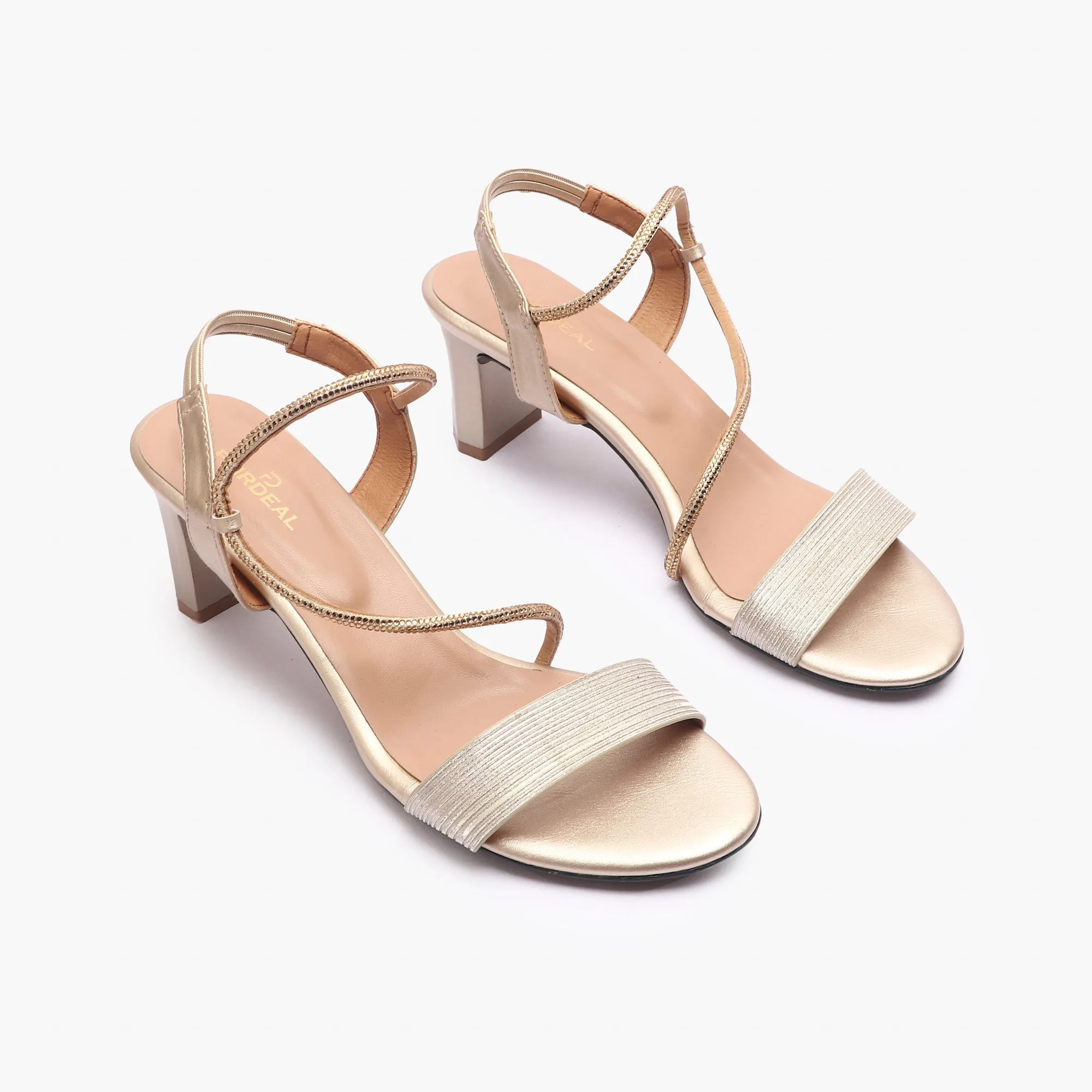 Strap Embellished Sandals