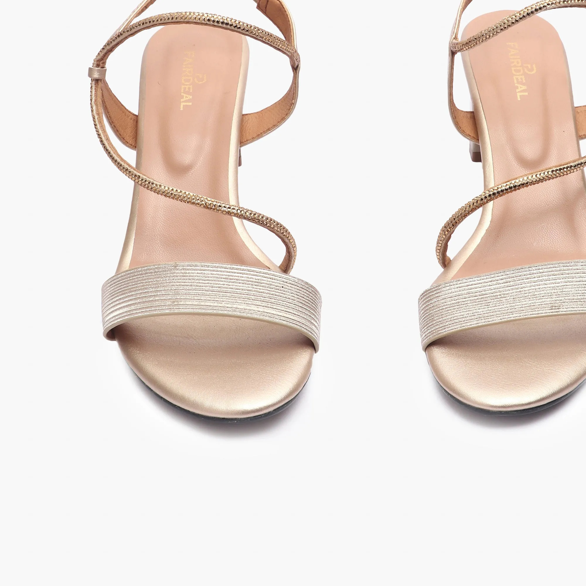 Strap Embellished Sandals