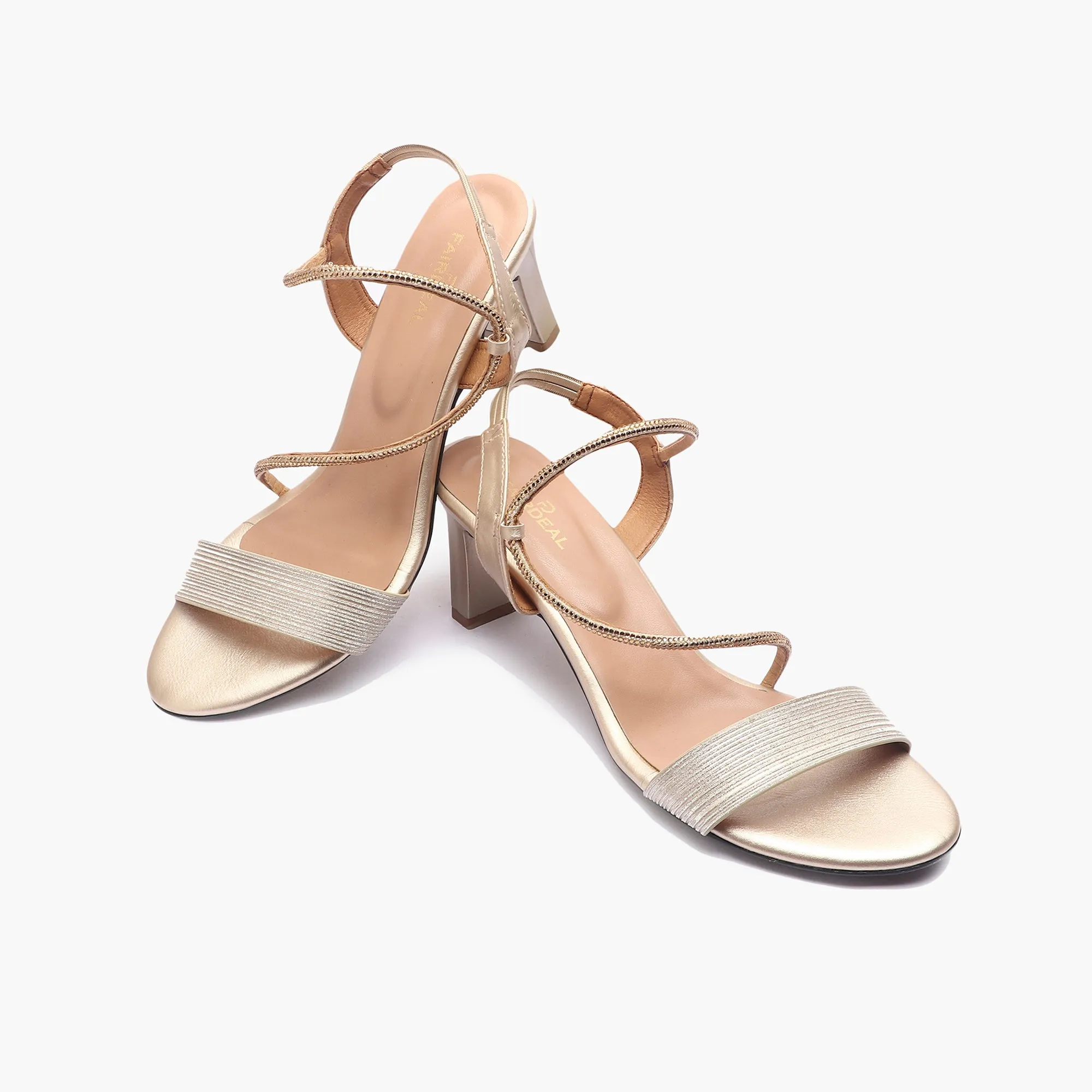 Strap Embellished Sandals