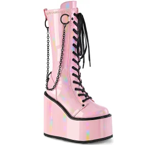 SWING-150 Demoniacult Alternative Footwear Women's Knee High Boots