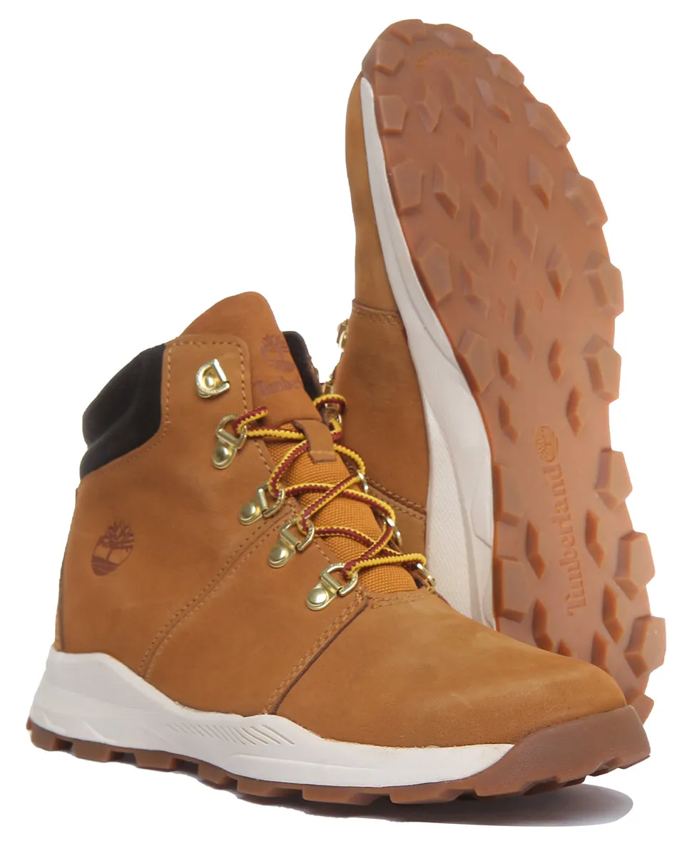 Timberland A28J2 Brooklyn Low Hiker Boot In Wheat For Youth