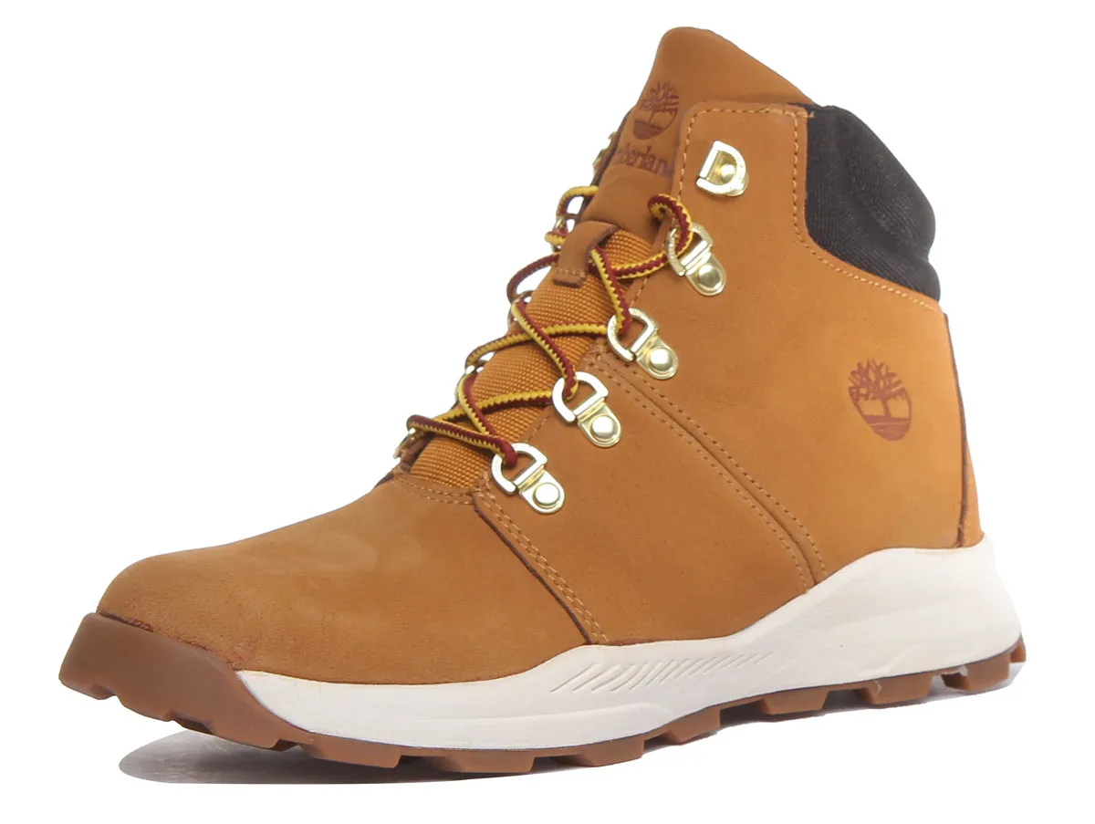 Timberland A28J2 Brooklyn Low Hiker Boot In Wheat For Youth