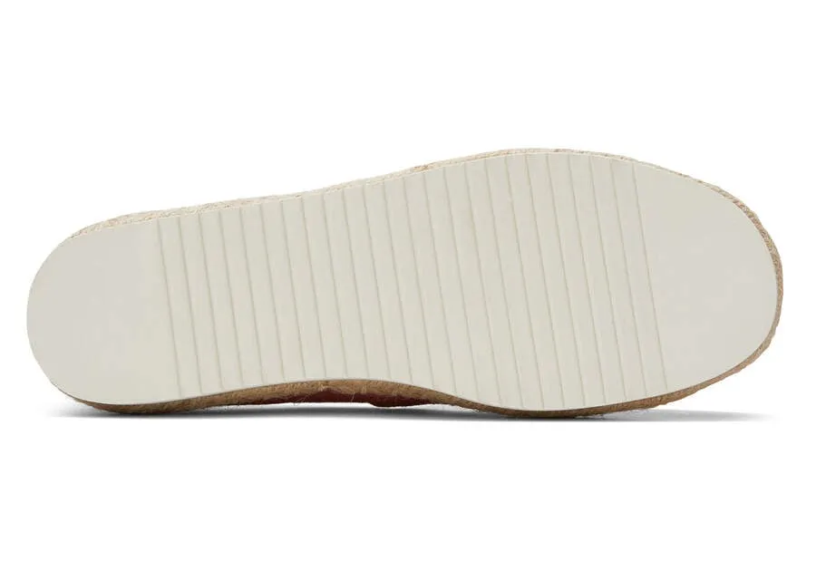 TOMS Womens Alpargata Platform Eco Rope Espadrille - Faded Rose