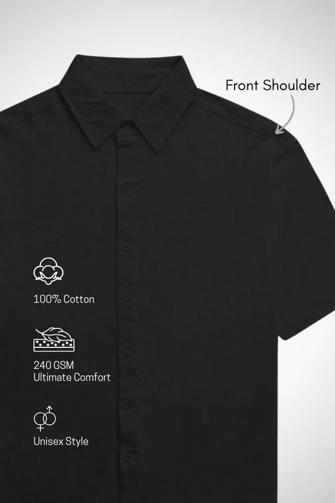 Unisex Oversized Shirt Black