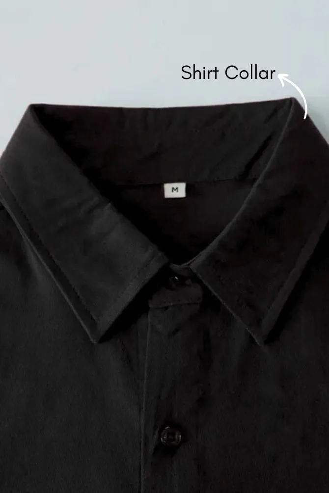 Unisex Oversized Shirt Black