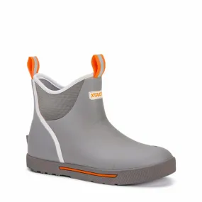 Xtratuf Men's S Wheelhouse 6 Ankle Deck Boot Wheelhouse Grey M